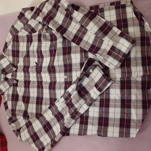 AMERICAN EAGLE Button-Up Flannel